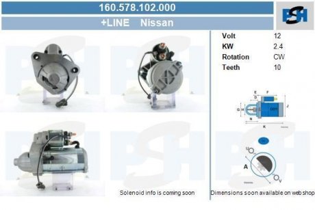 Стартер CV PSH 160578102000