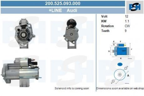 Стартер CV PSH 200525093000