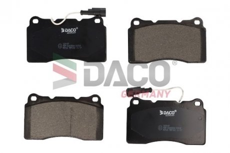 Колодки гальмівні (передні) Alfa Romeo 159/166/Spider 98-11 (Brembo) DACO DACO Germany 320107