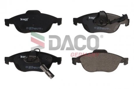 Колодки гальмівні (передні) Alfa Romeo 145/146/156/GT/GTV/Spider/Fiat Bravo 95-05 DACO DACO Germany 320108