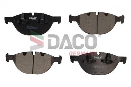 Колодки гальмівні (передні) BMW X5 (E70/F15/F85) 06-/X6 (E71/E72/F16/F86) 08- DACO DACO Germany 320325