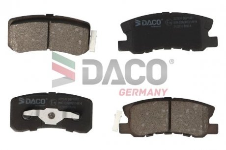 Колодки тормозные (задние) Citroen C4/Peugeot 4008 12-/Dodge/Jeep/Mitsubishi Outlander 06-/Pajero 91 DACO DACO Germany 322536