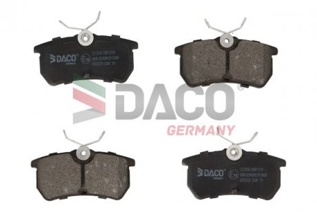 Гальмівні колодки DACO Germany 322550