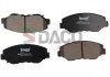 Комплект гальмівних колодок DACO DACO Germany 322633 (фото 1)