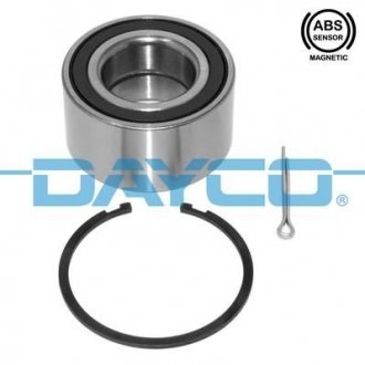 Подшипник ступицы, комплект NISSAN Almera/Micra/Pulsar "1,0-1,4 "F "02>> DAYCO KWD1106 (фото 1)