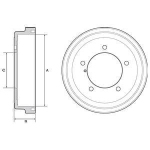 Гальмівний барабан Delphi BF531 (фото 1)