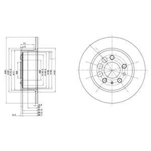 Тормозные диски Delphi BG2103 (фото 1)