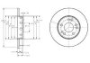 Диск гальмівний MERCEDES 200(W124)/E(W124) "F D=284mm "85-95 Delphi BG2314 (фото 1)