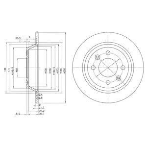 Тормозные диски Delphi BG2420