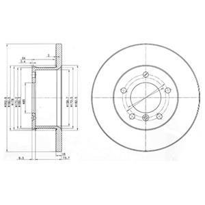 Тормозные диски Delphi BG2556