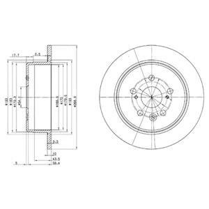 Тормозные диски Delphi BG2594