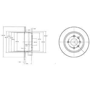 Тормозной диск Delphi BG2635