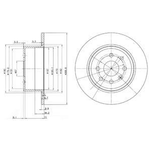 Гальмівні(тормозні) диски Delphi BG2637