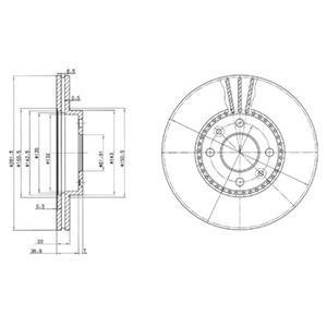 Диск тормозной Delphi BG2693 (фото 1)