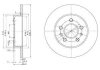 Гальмівні(тормозні) диски Delphi BG2696 (фото 1)