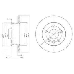 Тормозные диски Delphi BG2716