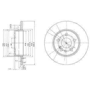 Тормозные диски Delphi BG2738