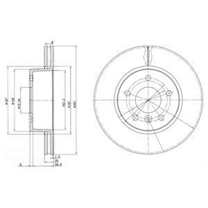 Тормозные диски Delphi BG2860 (фото 1)