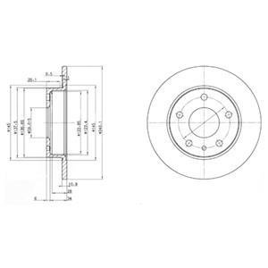 Тормозные диски Delphi BG2914