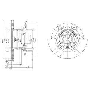 Тормозные диски Delphi BG302