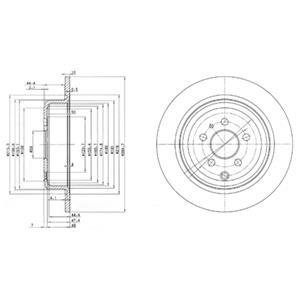 Тормозные диски Delphi BG3049