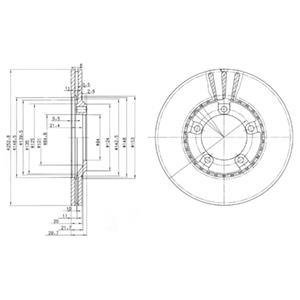 Тормозные диски Delphi BG3071