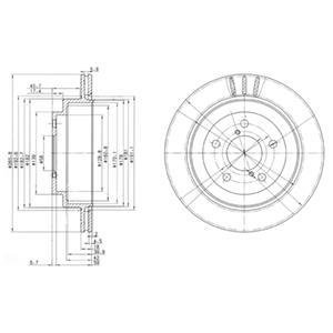 Тормозные диски Delphi BG3154