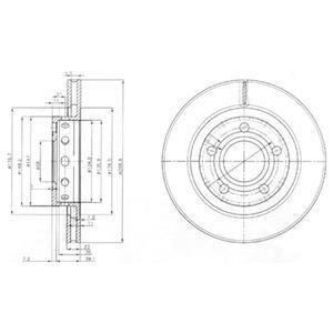 Тормозные диски Delphi BG3525 (фото 1)