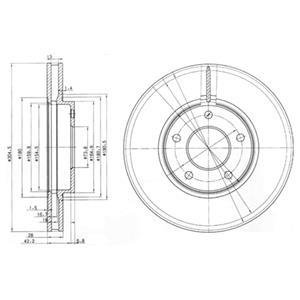 Тормозные диски Delphi BG3547