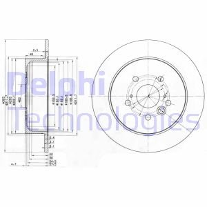 Диск гальмівний Delphi BG3691