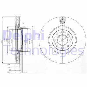 Диск тормозной Delphi BG3699