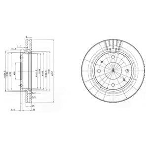 Тормозные диски Delphi BG3750