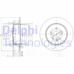 Диск тормозной Delphi BG3777