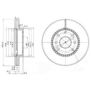 Тормозные диски Delphi BG3790