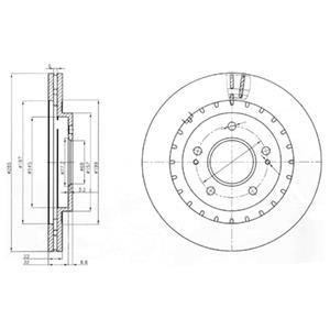 Диск тормозной Delphi BG3814 (фото 1)