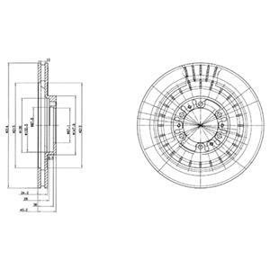 Тормозной диск Delphi BG3847