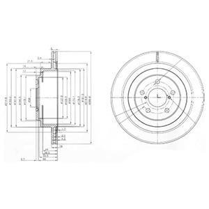 Диск гальмівний Delphi BG3931