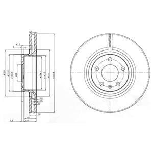 Тормозные диски Delphi BG3939