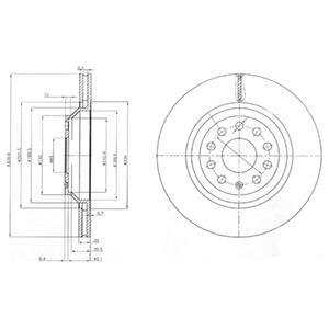 Тормозные диски Delphi BG3975 (фото 1)