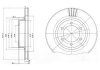 Гальмівні(тормозні) диски Delphi BG4052 (фото 1)