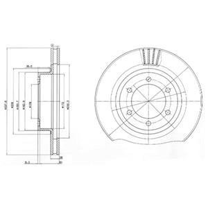 Тормозные диски Delphi BG4052 (фото 1)