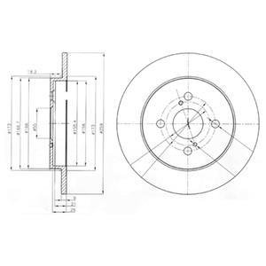 Тормозные диски Delphi BG4055 (фото 1)