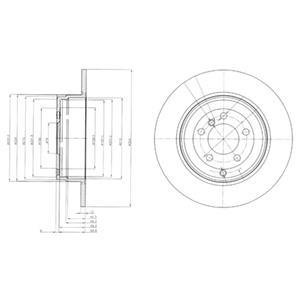 Тормозные диски Delphi BG4066