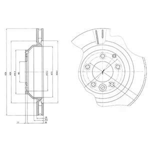 Тормозные диски Delphi BG4070