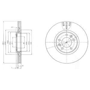 Тормозные диски Delphi BG4150