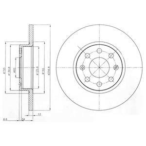 Тормозные диски Delphi BG4155