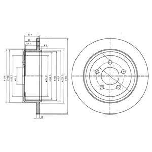 Тормозные диски Delphi BG4159 (фото 1)