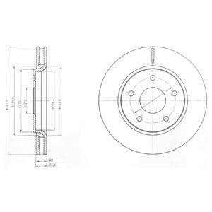 Тормозные диски Delphi BG4248 (фото 1)