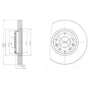 Тормозные диски Delphi BG4256