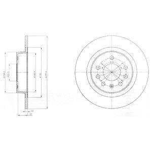 Тормозной диск Delphi BG4300